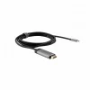 HUB extern VERBATIM, HDMI x 1 (4K), USB Type C x 1, brushed metal 49144