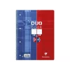 Caiet A4+ Duo, reversibil, cu spirală, 80 file, Clairefontaine