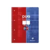 Caiet A4+ Duo, reversibil, cu spirală, 80 file, Clairefontaine