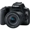 Camera foto CANON DSLR EOS 250D + 18-55 IS STM kit, Black, 24.1MP, Dual Pixel CMOS, LCD 3&quot; rabatabil, DIGIC 8, ISO Auto (100-25600), filmare 4K 25 fps, Full HD 50fps, HDMI mini,WI-FI, Bluetooth, acumulator Li-ion LP-E17, negru &quot;3454C007AA&quot;