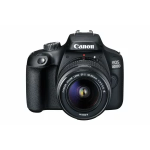 Camera foto CANON kit EOS-4000D + EF-S 18-55mm DCIII, 18.7MP,2.7&quot; TFT fixed DIGIC 4+, 3 cadre / sec, ISO 100-6400,FullHD movies 30fps,compatibil SD/SDHC/SDXC,30-1/4000 sec,9 puncte de focus HDMI mini,USB,WI-FI &quot;3011C018AA&quot;