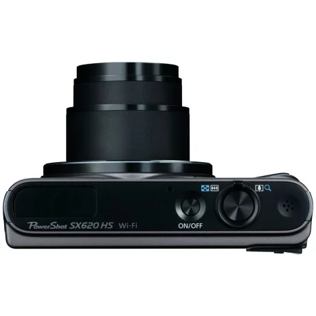 Camera foto CANON PowerShot SX620 HS Black, 20.2 MP, senzor CMOS,25x zoom optic, 3.0&quot; LCD, stabilizator optic de imagine IS, DIGIC 4 +,ISO3200, Wi-Fi, NFC, filmare Full HD , compatibil SD/SDHC/SDXC,HDMI micro, acumulator Li-ion. &quot;1072C002AA&quot;