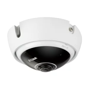 CAMERA IP D-Link, dome, pt. interior, dist. IR 8 m, tip lentila fixa 1.1 mm, 3 Mpx, cu fir, microfon da, PoE da, carcasa plastic, slot SD card da, &quot;DCS-4622&quot; (include timbru verde 0.75 lei)