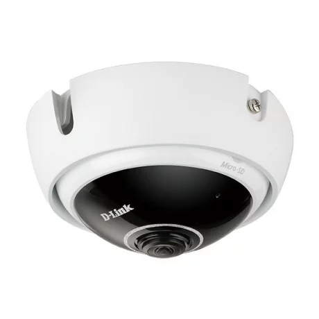 CAMERA IP D-Link, dome, pt. interior, dist. IR 8 m, tip lentila fixa 1.1 mm, 3 Mpx, cu fir, microfon da, PoE da, carcasa plastic, slot SD card da, &quot;DCS-4622&quot; (include timbru verde 0.75 lei)