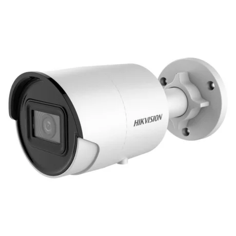 CAMERA IP HIKVISION, bullet, pt. exterior, dist. IR 40 m, tip lentila fixa 2.8 mm, 2 Mpx, cu fir, microfon, PoE, carcasa metal, slot SD card, &quot;DS-2CD2026G2-IU28&quot;