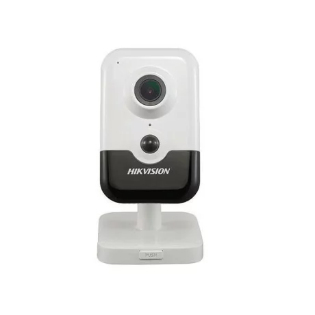 CAMERA IP HIKVISION, cube, pt. interior, dist. IR 10 m, tip lentila fixa 2.8 mm, 4 Mpx, cu fir, wi-fi, microfon, carcasa plastic, slot SD card, &quot;DS-2CD2443G0-IW28W&quot;