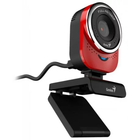 CAMERA  web GENIUS QCam 6000, Full HD rez 1920 x 1080, USB 2.0, rosu, 32200002401