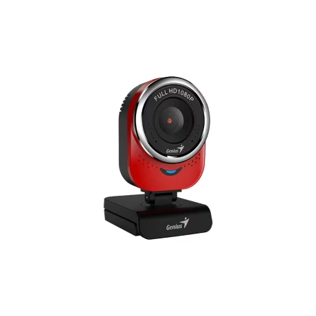 CAMERA WEB GENIUS  senzor 1080p Full-HD cu rezolutie video 1920x1080, QCam 6000, microfon, red &quot;32200002408&quot;  (include TV 0.15 lei)