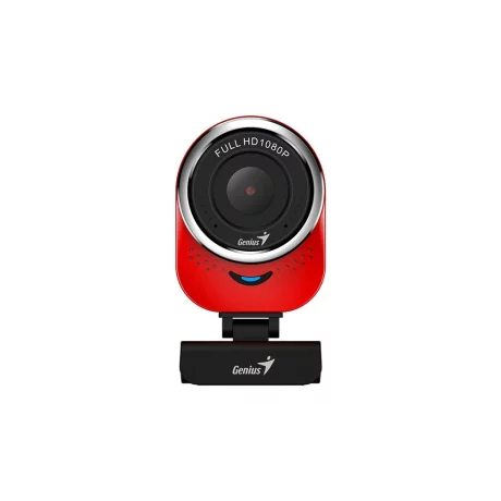 CAMERA WEB GENIUS  senzor 1080p Full-HD cu rezolutie video 1920x1080, QCam 6000, microfon, red &quot;32200002408&quot;  (include TV 0.15 lei)