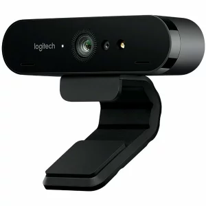 CAMERA  web LOGITECH BRIO 4k, 4K UHD rez 3840 x 2160, USB 3.0, microfon, negru, &quot;960-001106&quot; (include TV 0.15 lei)