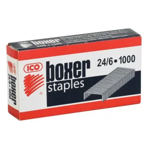 Capse 24/6 1000 buc/cutie ICO Boxer-Q
