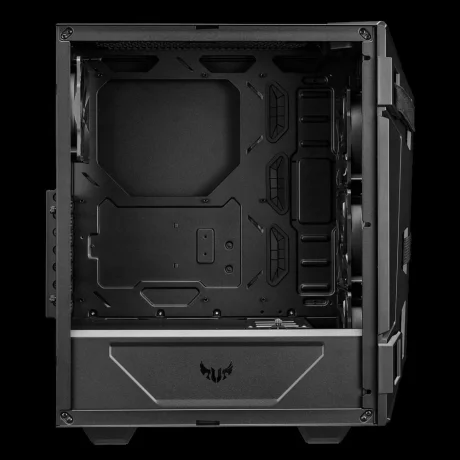 CARCASA ASUS, Middle Tower, ATX, &quot;GT301 TUF&quot;, fara sursa, sticla securizata, 4 x fan, USB 3.0 x 2, Jack 3.5mm x 2, suport casti, add RGB, &quot;GT301 TUF GAMING&quot;