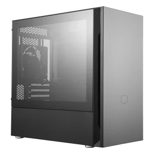 CARCASA Cooler Master, Mini Tower, mATX, &quot;Silencio S400&quot;, fara sursa, sticla securizata, 2 x fan, USB 3.0 x 2, Jack 3.5mm x 1, card reader, mesh , &quot;MCS-S400-KG5N-S00&quot;