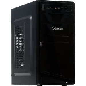 CARCASA  SPACER, Mini Tower, mATX, &quot;MOON&quot;, 450 (230W for 450W Desktop PC), USB 2.0 x 4, Jack 3.5mm x 2,  &quot;SPC-MOON&quot;