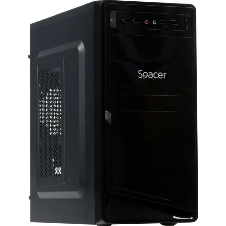 CARCASA  SPACER, Mini Tower, mATX, &quot;MOON&quot;, 450 (230W for 450W Desktop PC), USB 2.0 x 4, Jack 3.5mm x 2,  &quot;SPC-MOON&quot;