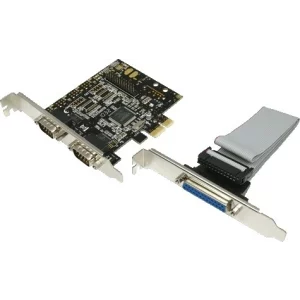 CARD adaptor LOGILINK, PCI-Express la 2 x SERIAL DB9M.+ 1 x PARALEL, &quot;PC0033&quot;