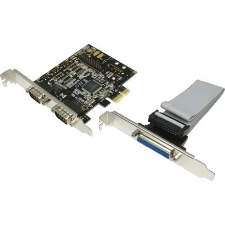 CARD adaptor LOGILINK, PCI-Express la 2 x SERIAL DB9M.+ 1 x PARALEL, &quot;PC0033&quot;