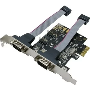 CARD adaptor LOGILINK, PCI-Express la 2 x SERIAL DB9M, &quot;PC0031&quot;