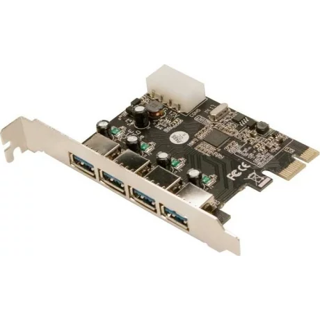 CARD adaptor LOGILINK, PCI-Express la 4 x USB3.0, &quot;PC0057A&quot;