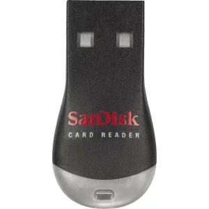 CARD READER extern SANDISK, interfata USB 2.0, citeste/scrie: micro SD; plastic, negru, &quot;SDDR-121-G35&quot;