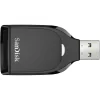 CARD READER extern SANDISK, interfata USB 3.0, citeste/scrie: SD; plastic, negru, &quot;SDDR-C531-GNANN&quot;