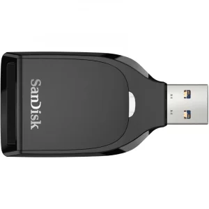 CARD READER extern SANDISK, interfata USB 3.0, citeste/scrie: SD; plastic, negru, &quot;SDDR-C531-GNANN&quot;