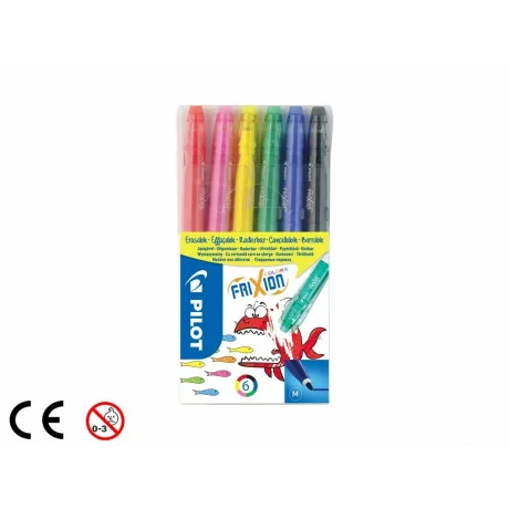 Carioca Frixion Color 6 Culori / Set Pilot