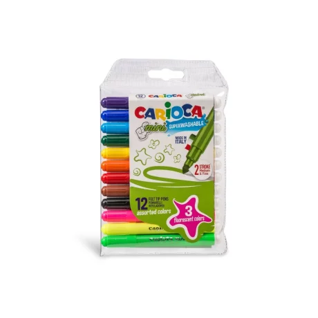 Creioane color Carioca Mini 12/set