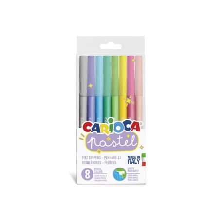 Creioane color Carioca Pastel 8/set