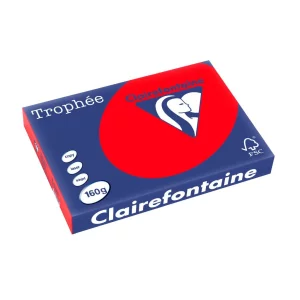 Carton color Clairefontaine Intens A3 Rosu Coral