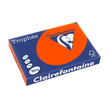 Carton A3 160 g/mp color intens 250/top Clairefontaine