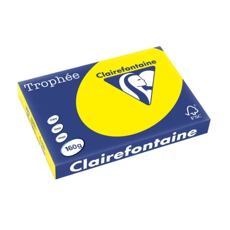 Carton color Clairefontaine Intens A3 Galben