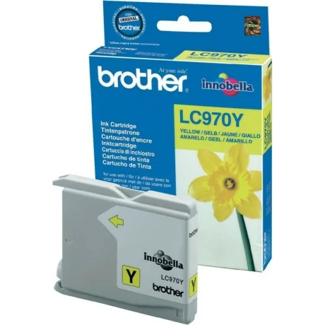 Cartus Cerneala Original Brother Yellow, LC970Y