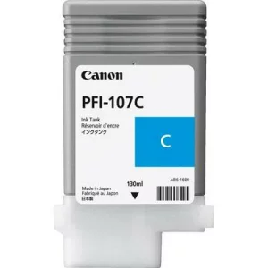 Cartus Cerneala Original Canon Cyan, PFI-107C, CF6706B001AA