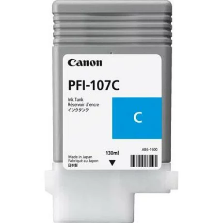 Cartus Cerneala Original Canon Cyan, PFI-107C, CF6706B001AA