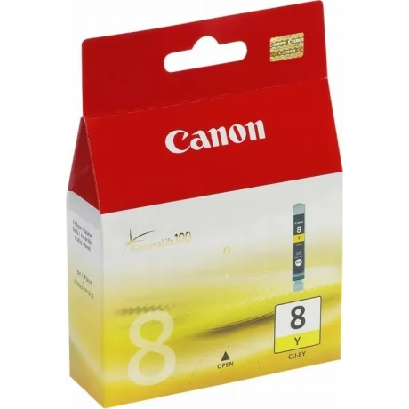 Cartus Cerneala Original Canon Yellow, CLI-8Y,   BS0623B001AA