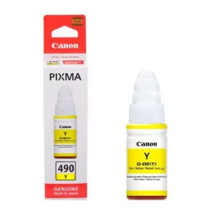 Cartus Cerneala Original Canon Yellow, GI-490Y BS0666C001AA