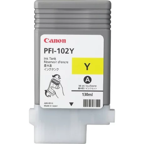 Cartus Cerneala Original Canon Yellow, PFI102Y