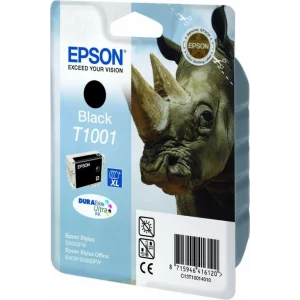 Cartus Cerneala Original Epson Black, T1001, pentru B40W|BX600|610FW, , incl.TV 0.11 RON, &quot;C13T10014010&quot;