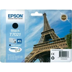 Cartus Cerneala Original Epson Black, T7021, pentru WP4000|4500, , incl.TV 0.11 RON, &quot;C13T70214010&quot;