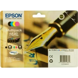 Cartus Cerneala Original Epson CMYK, T1636, pentru WF2540, , incl.TV 0.11 RON, &quot;C13T16364010&quot;