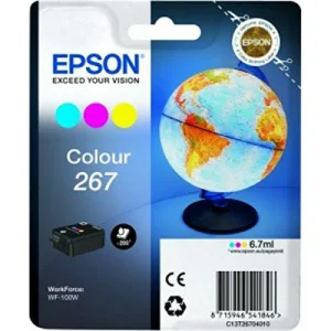 Cartus Cerneala Original Epson Color, T26704010, pentru WORKFORCE WF-100W, , incl.TV 0.11 RON, &quot;C13T26704010&quot;