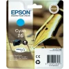 Cartus Cerneala Original Epson Cyan, T1622, pentru WF2540, , incl.TV 0.11 RON, &quot;C13T16224010&quot;