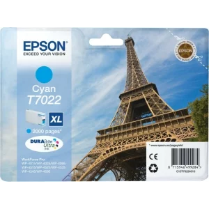 Cartus Cerneala Original Epson Cyan, T7022, pentru WP4000|4500, , incl.TV 0.11 RON, &quot;C13T70224010&quot;