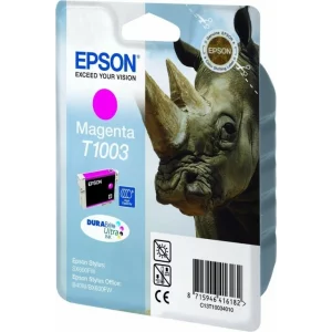 Cartus Cerneala Original Epson Magenta, T1003, pentru B40W|BX600|610FW, , incl.TV 0.11 RON, &quot;C13T10034010&quot;