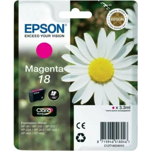 Cartus Cerneala Original Epson Magenta, T1803, pentru XP102|202|205|30|302|305|402|405, , incl.TV 0.11 RON, &quot;C13T18034010&quot;