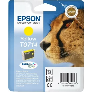 Cartus Cerneala Original Epson Yellow, T0714,  C13T07144011