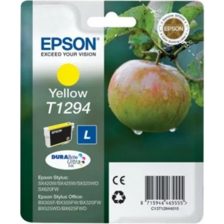 Cartus Cerneala Original Epson Yellow, T1294, pentru SX425W, , incl.TV 0.11 RON, &quot;C13T12944011&quot;