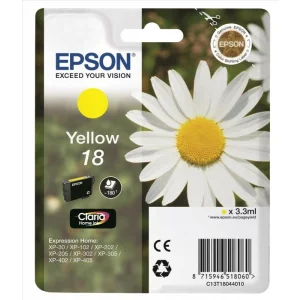 Cartus Cerneala Original Epson Yellow, T1804, pentru XP102|202|205|30|302|305|402|405, , incl.TV 0.11 RON, &quot;C13T18044010&quot;