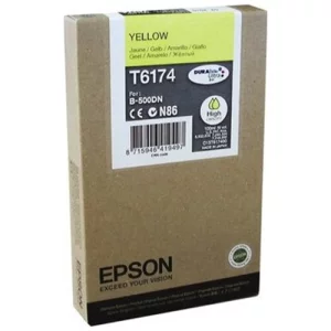 Cartus Cerneala Original Epson Yellow, T6174, pentru Business B500, 7K, incl.TV 0.11 RON, &quot;C13T617400&quot;